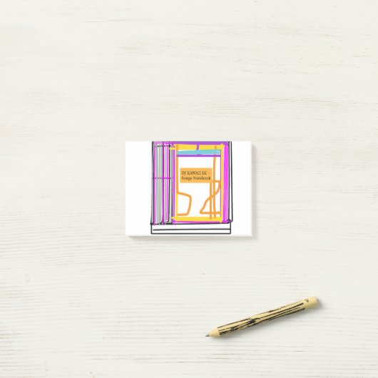 Post-it ONDERSTEUNING DJ KAWAII LU Post-it® Notes (Op bureau)