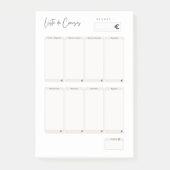 Post-it® Post-It Lijst van courses Notes (Voorkant)