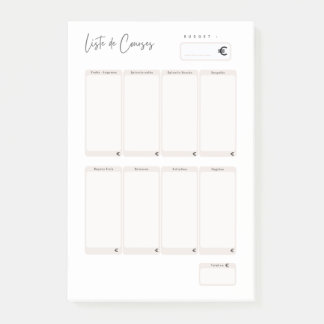 Post-it® Post-It Lijst van courses Notes