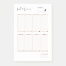 Post-it® Post-It Lijst van courses