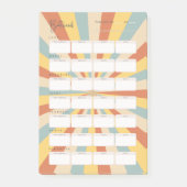 Post-it® Post-It menuplanner Post-it® Notes (Voorkant)
