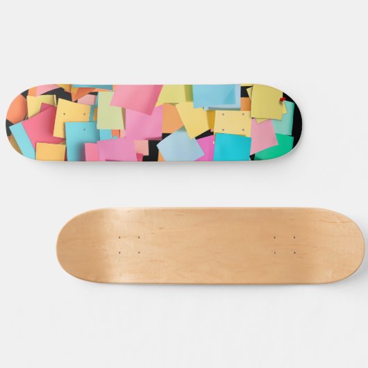 Post It, Post Me Persoonlijk Skateboard (Horizontaal)