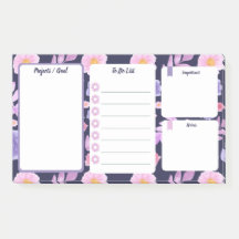 Post-it® To Do List Floral Elegant Original