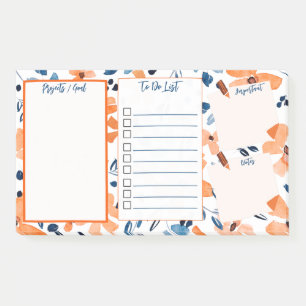 Post-it® To Do List Post-it®Original Floral Notes