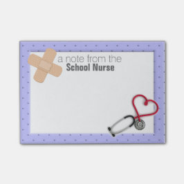 Post-it® van het schoolverpleegkundigen notes