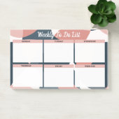 Post-it® Weekly To Do List Modern Minimalist Notes (Kantoor)
