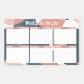 Post-it® Weekly To Do List Modern Minimalist  Notes (Voorkant)