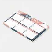 Post-it® Weekly To Do List Modern Minimalist Post-it® Notes (Schuin)