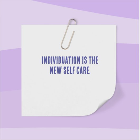 Post IT Zelfzorgbevestiging  Sticker (Voorkant)