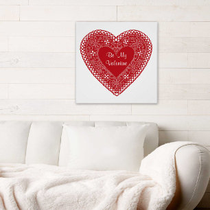 Post je Love-Be Mijn Valentijn Kant Hart Perfect Poster