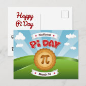 Post je Pi Day Briefkaart (Voorkant / Achterkant)