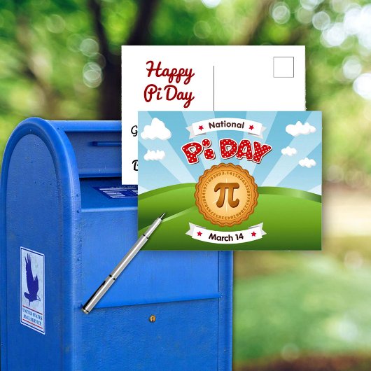 Post je Pi Day Briefkaart