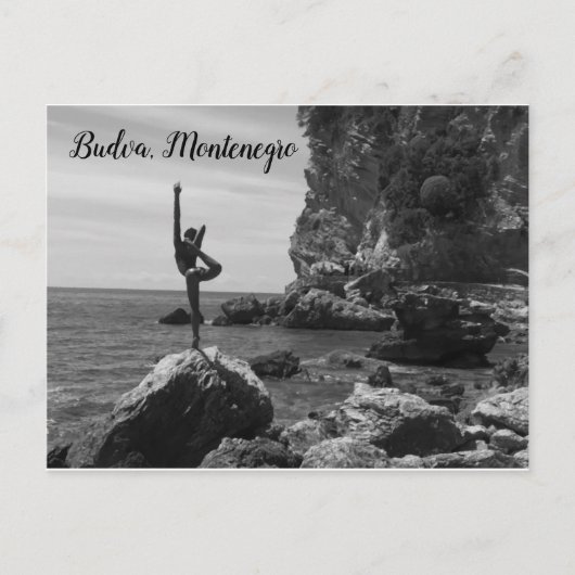 Post-Kaart Boedva, Montenegro Briefkaart (Voorkant)