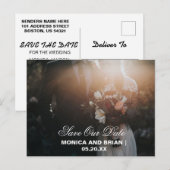 Post-Kaart, bruiloft-briefkaart, huwelijksuitnodig Briefkaart (Voorkant / Achterkant)