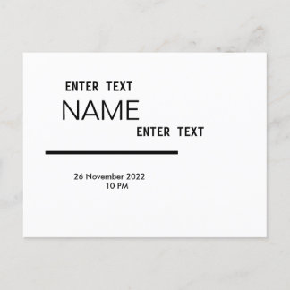 Post-kaart, formaat: standaard Briefkaart, papier: Briefkaart