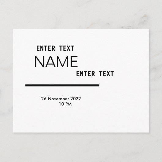 Post-kaart, formaat: standaard Briefkaart, papier: Briefkaart (Voorkant)