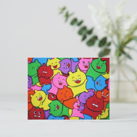 Post Kaart - Ik hou van Yummy! (Staand voorkant)