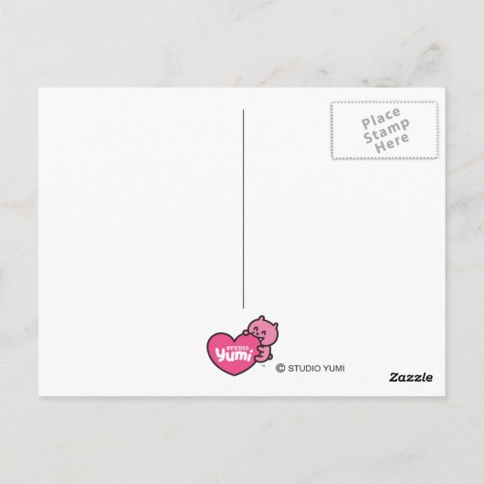 Post Kaart - Ik hou van Yummy! (Achterkant)