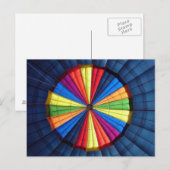 Post Kaart in heteluchtballon (Voorkant / Achterkant)