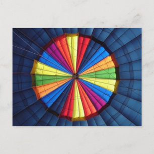 Post Kaart in heteluchtballon