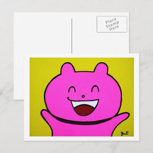 Post Kaart - Lucky Yummy (Voorkant / Achterkant)