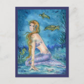 POST KAART MERMAID FANTASY (Voorkant)