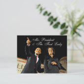 Post Kaart Mr. President & The First Lady (Staand voorkant)