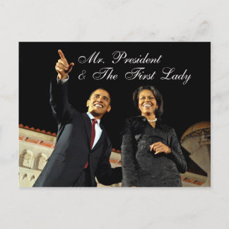 Post Kaart Mr. President & The First Lady