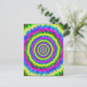 Post-Kaart Neon Explosie Briefkaart (Staand voorkant)