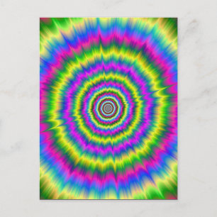 Post-Kaart Neon Explosie Briefkaart