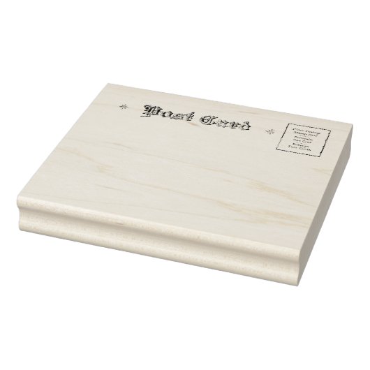   Post Kaart Rubber Art Stamp Rubberstempel (Stempel)