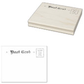   Post Kaart Rubber Art Stamp Rubberstempel (Gestempeld)