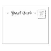   Post Kaart Rubber Art Stamp Rubberstempel (Afrduk)