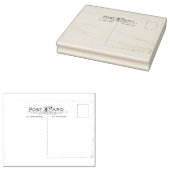   Post Kaart Rubber Art Stamp Rubberstempel (Gestempeld)