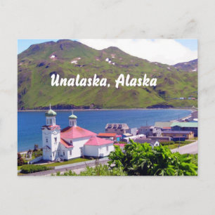 Post-Kaart van Unalaska, Alaska Briefkaart