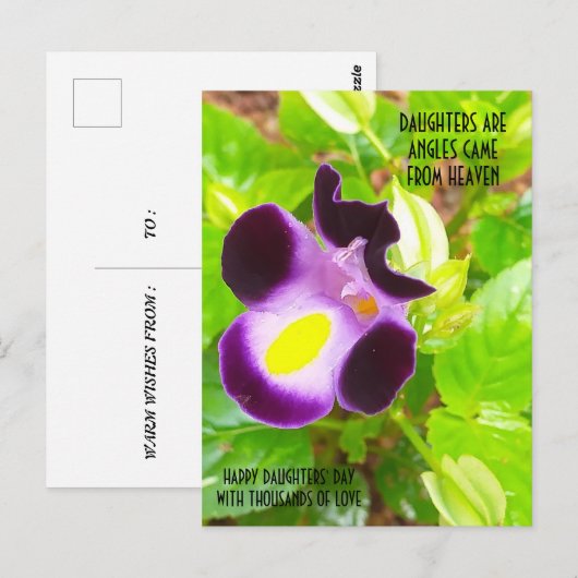 POST KAART VOOR DAGEN (Voorkant / Achterkant)