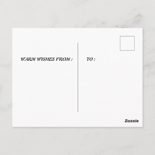 POST KAART VOOR DAGEN (Achterkant)