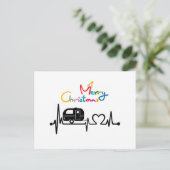 *POST KAART* VOOR DE HAPPY R.V. FEESTDAGEN (Staand voorkant)