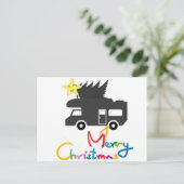 *POST KAART* VOOR DE HAPPY R.V. FEESTDAGEN (Staand voorkant)