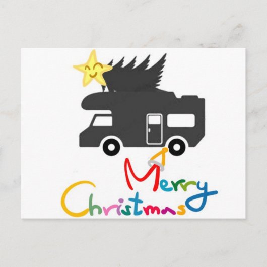 *POST KAART* VOOR DE HAPPY R.V. FEESTDAGEN (Voorkant)