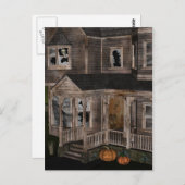 Post-kaart voor geadresseerde woningen briefkaart (Voorkant / Achterkant)