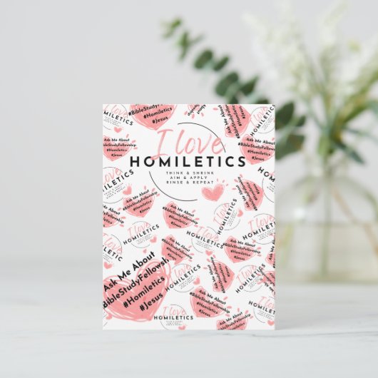 Post Kaarten - Homiletics Heart (Staand voorkant)