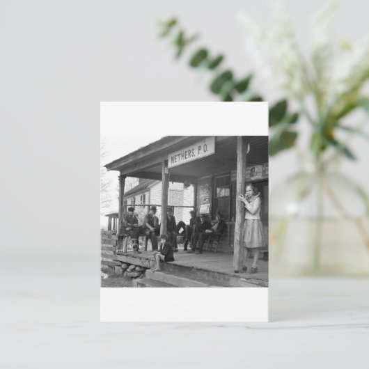 Post Kantoor at Nethers, 1935 Briefkaart (Staand voorkant)