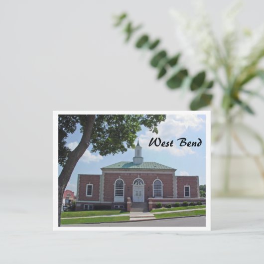 Post Kantoor Briefkaart (Staand voorkant)