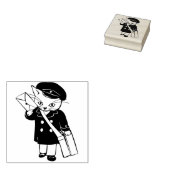 Post kantoor Cat Art Stempel (Gestempeld)