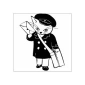 Post kantoor Cat Art Stempel (Afrduk)