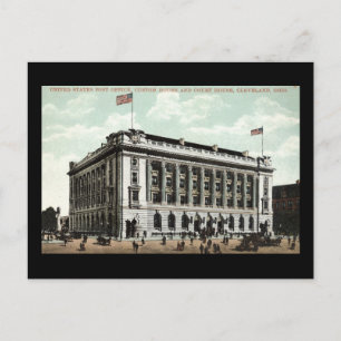 Post Kantoor Cleveland Ohio 1910  Briefkaart