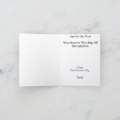 Post Kantoor Golden Eagle Wenskaart Feestdagen Kaart (Binnen)