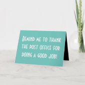 Post Kantoor Kaart (Voorkant)