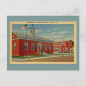 Post Kantoor, Makepeace Bldg., Wareham, MA Briefkaart (Voorkant)